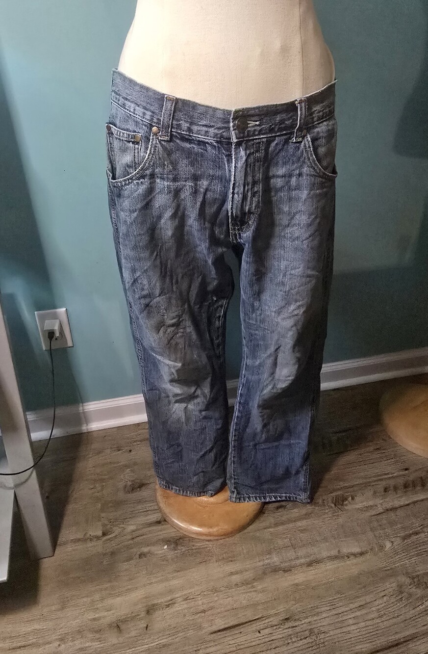 Wrangler Retro Relaxed Slim Straight Blue Washed Jeans